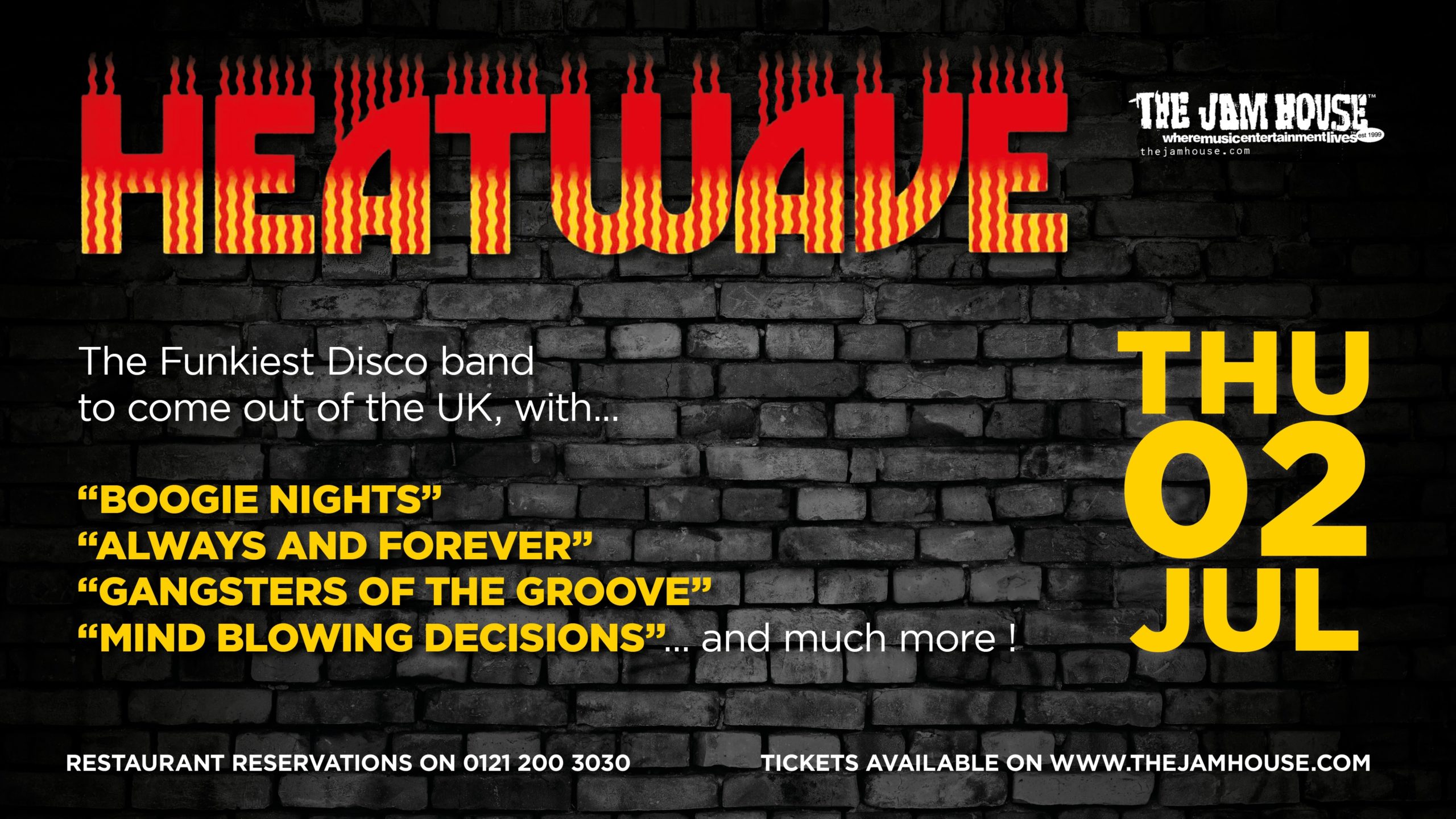 Heatwave The Jam House