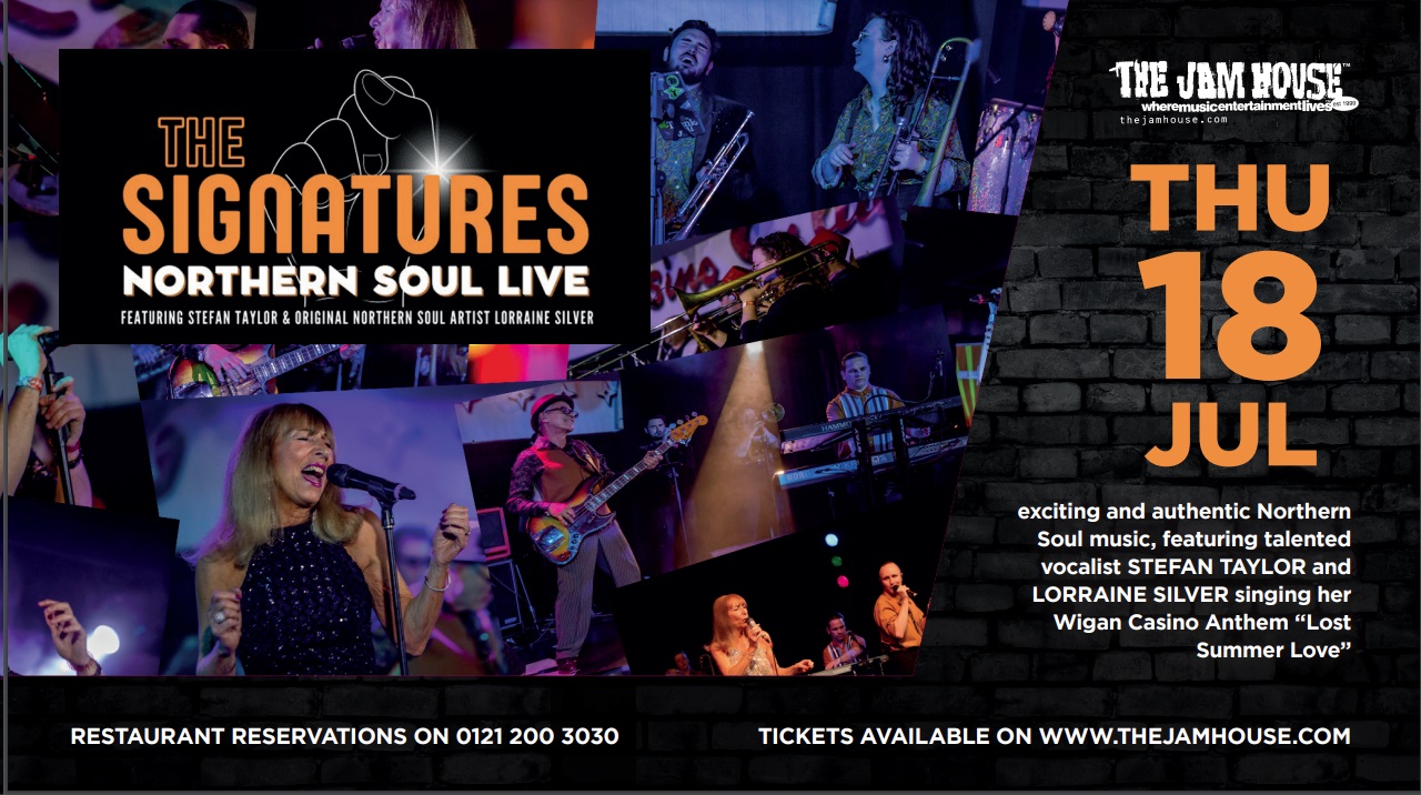 THE SIGNATURES - NORTHERN SOUL LIVE